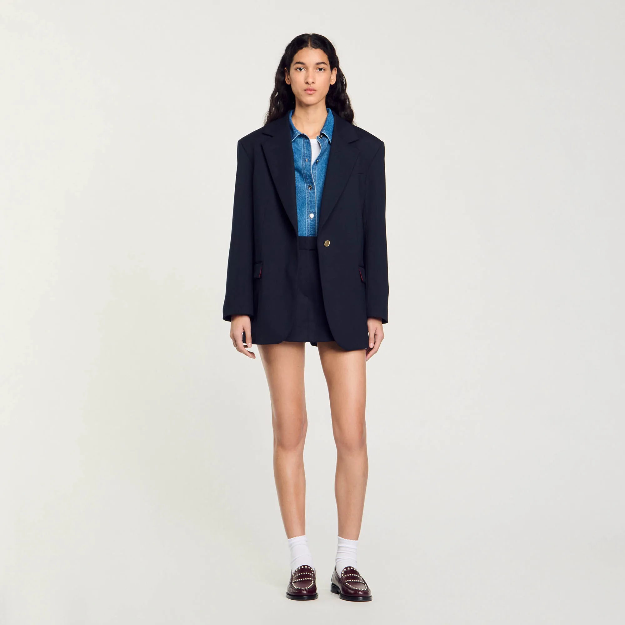 Blazer aus Wolle