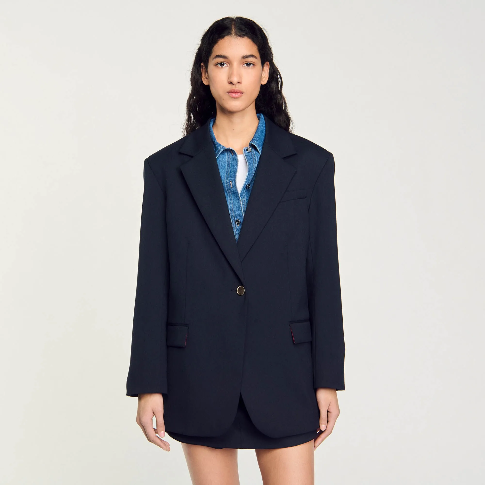 Blazer aus Wolle