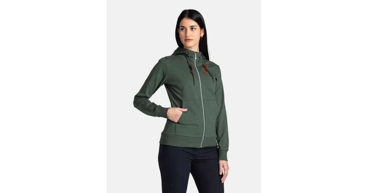 Damen-Sweatshirt Kilpi TARALI-W dunkelgrün 38
