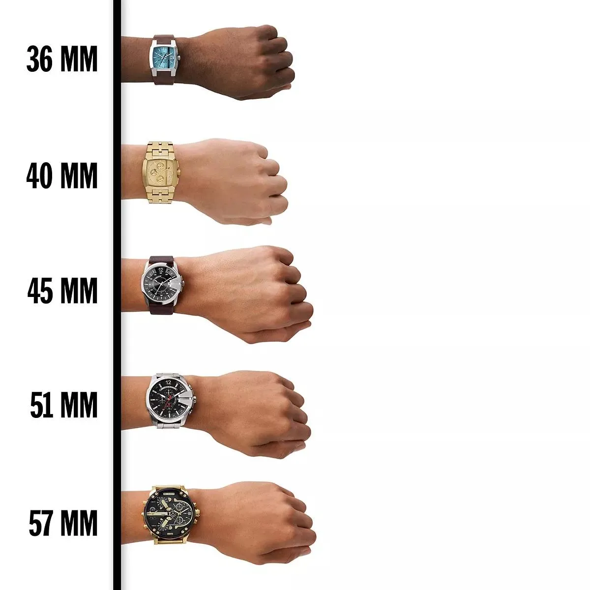   Diesel  Watch Mega Chief DZ4360 Gold  Chronograph 