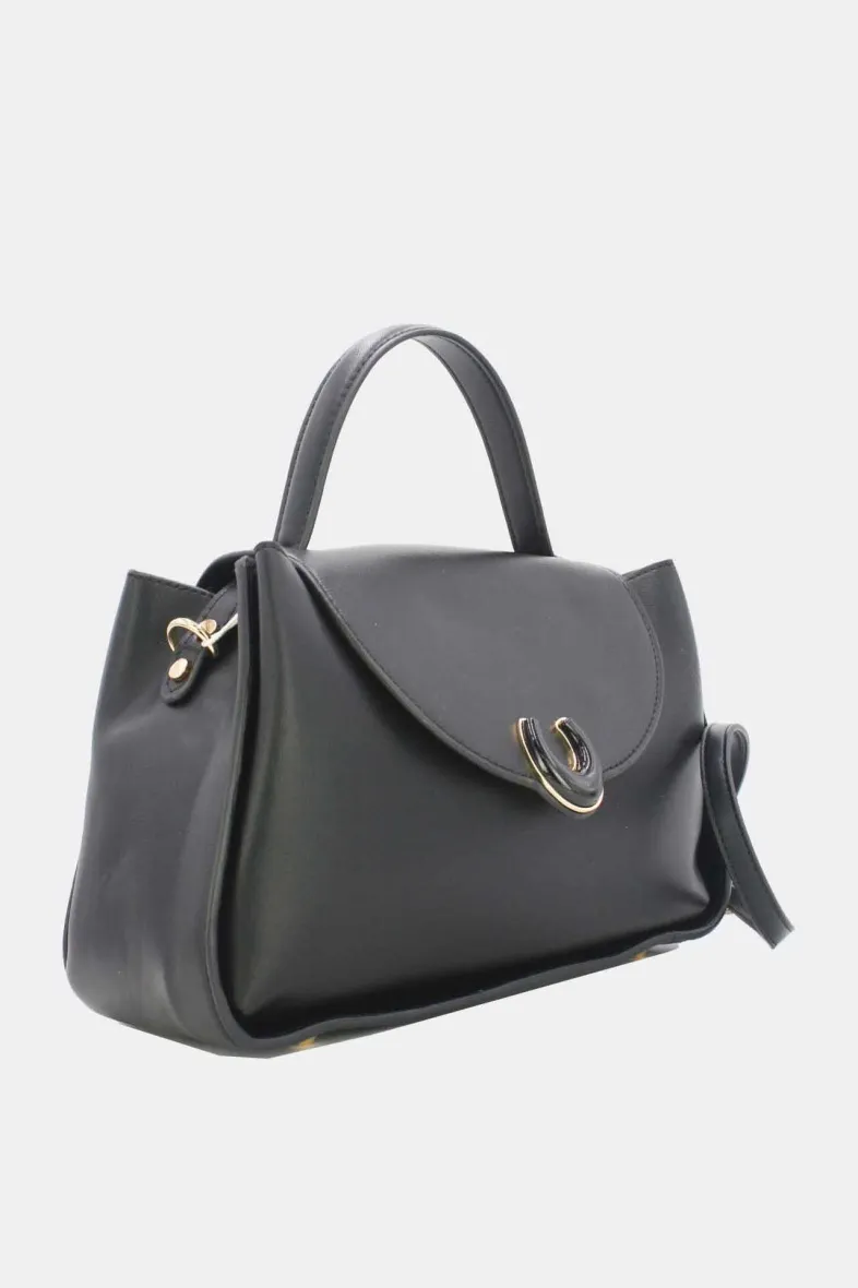 Handtasche mit Hufeisenschnalle