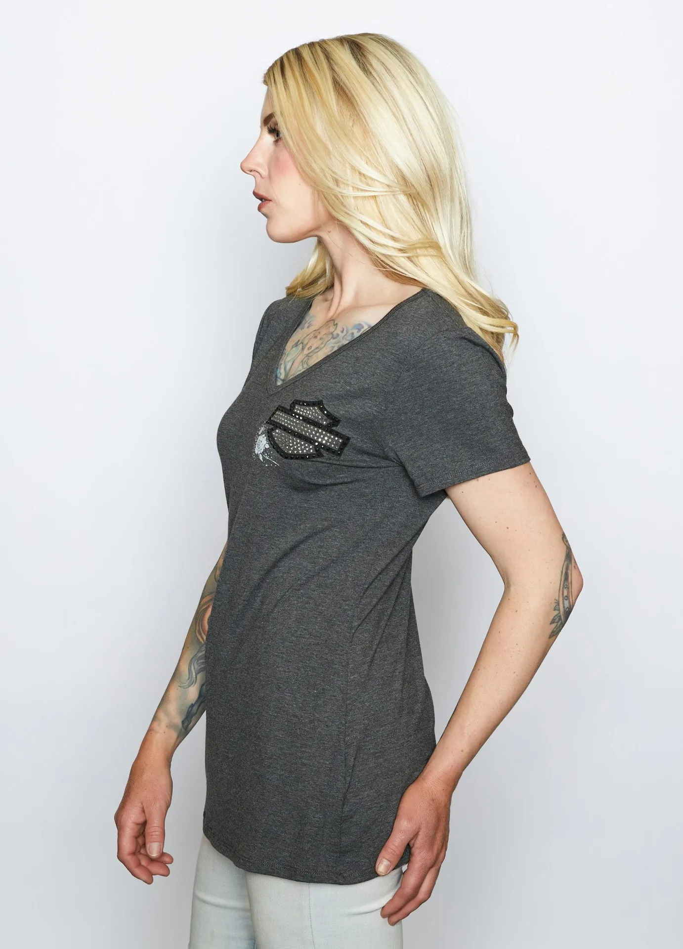 Harley-Davidson Damen T-Shirt Rosebud