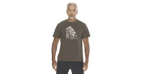Herren T-Shirt BUSHMAN ZOO Gorilla dunkelbraun