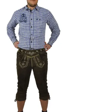 JCC - Herren Trachten Lederhose mit Stegträger (Art. Franz) 