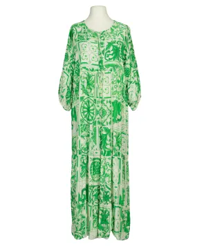 Maxikleid mit Muster für Damen in  grün von H. Trend