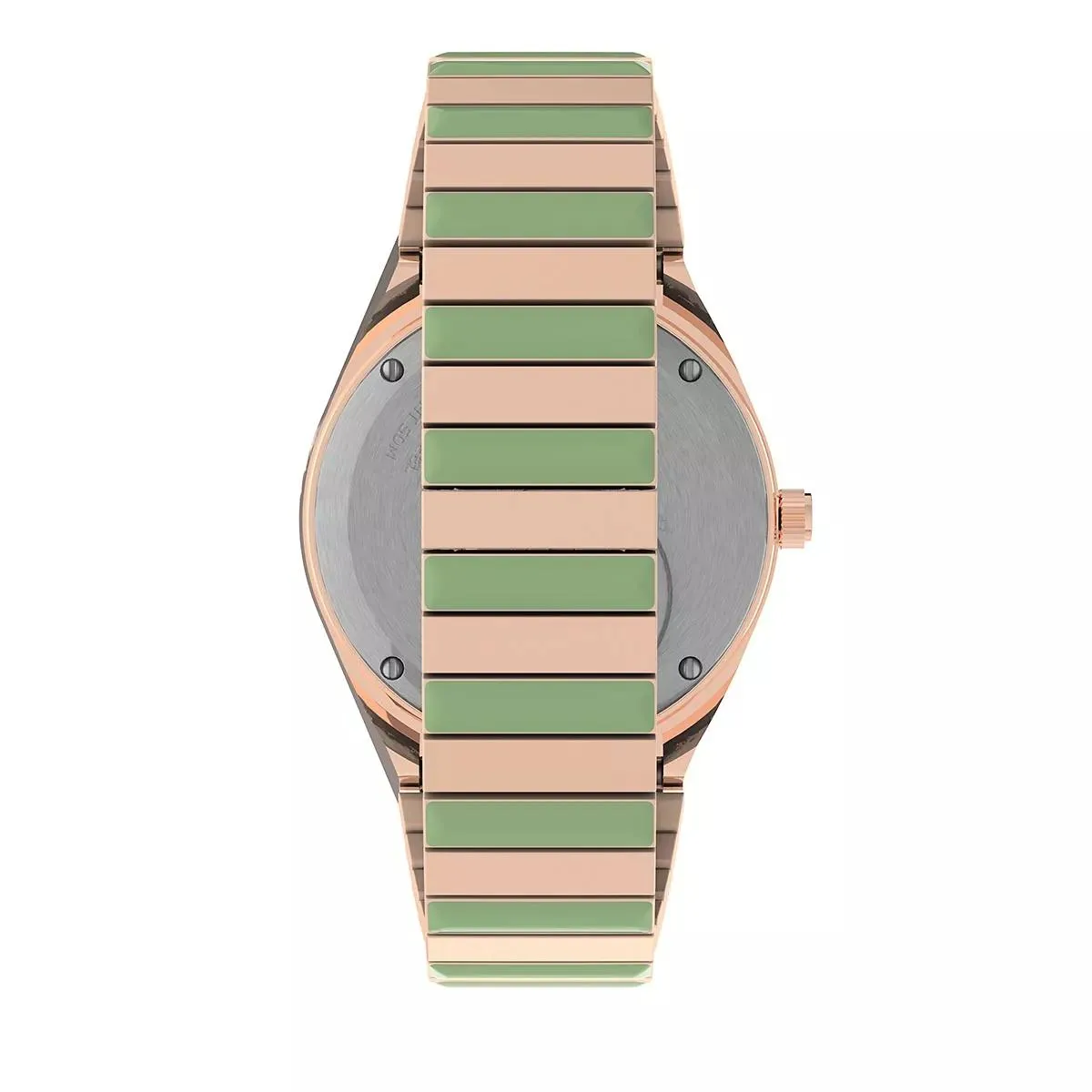   Timex  Q Dolce Vita Watch Rose Gold-Tone Green  Quarz-Uhr 