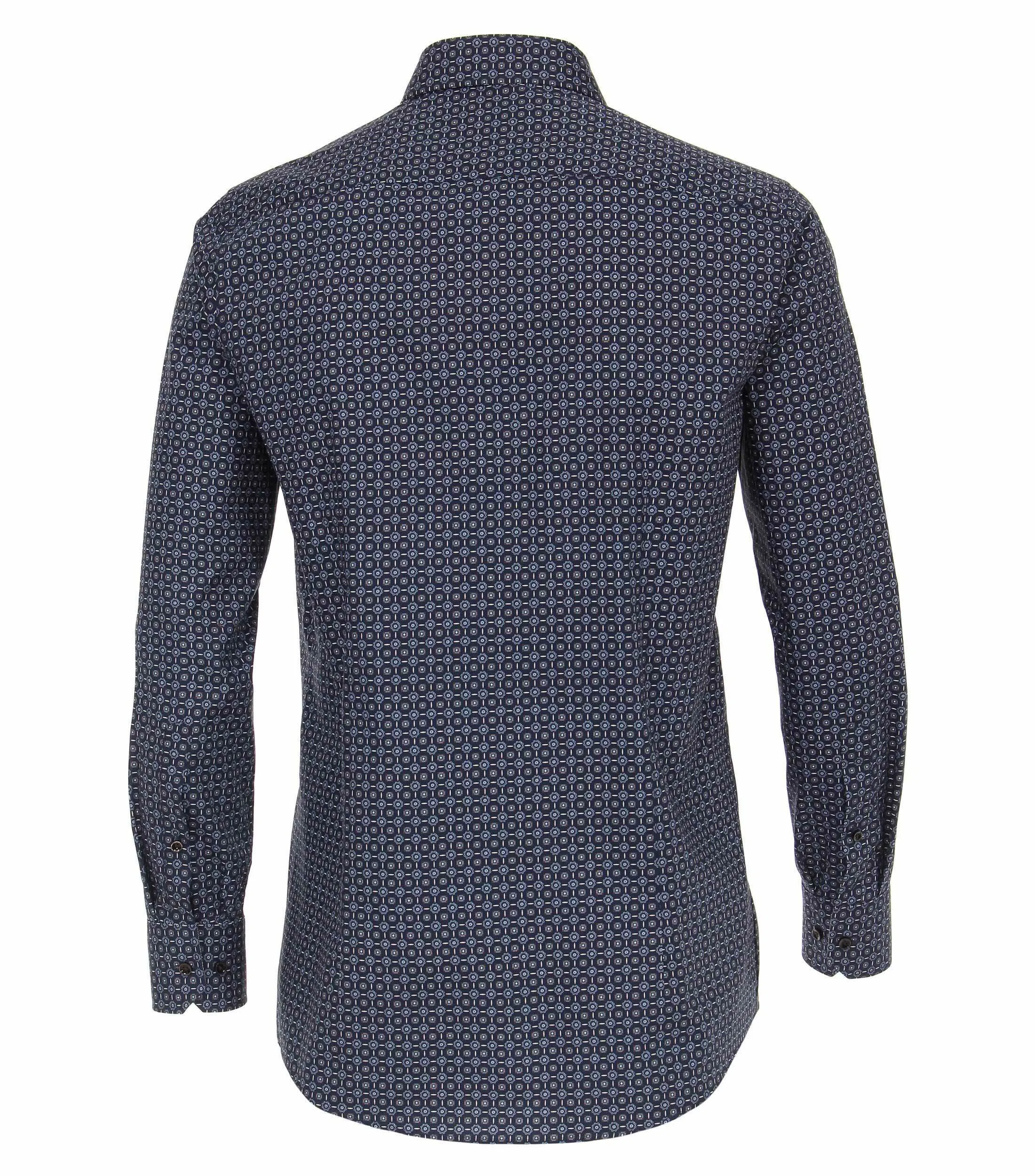 Venti Herren Businesshemd Print Modern Fit